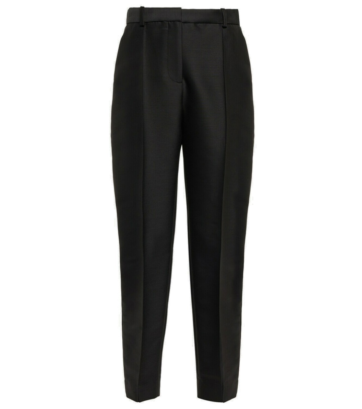 Photo: Toteme - Pleated high-rise cotton-blend pants