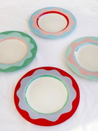 LAETITIA ROUGET Multicolour Wavy Dessert Plate Set
