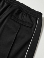 Givenchy - Straight-Leg Logo-Appliquéd Tech-Jersey Sweatpants - Black