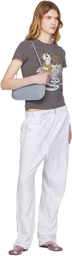 OPEN YY Gray Rocking Baby T-shirt