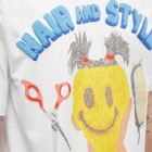 Market Men's Smiley Barbershop T-Shirt in White