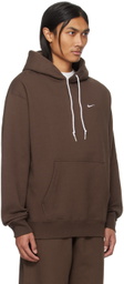 Nike Brown Solo Swoosh Hoodie