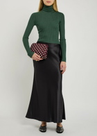 Gabriela Hearst Peppe Roll-neck Cashmere-blend top Green