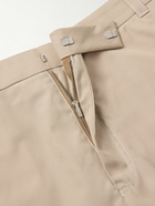 Thom Browne - Straight-Leg Cropped Typewriter Cloth Trousers - Neutrals