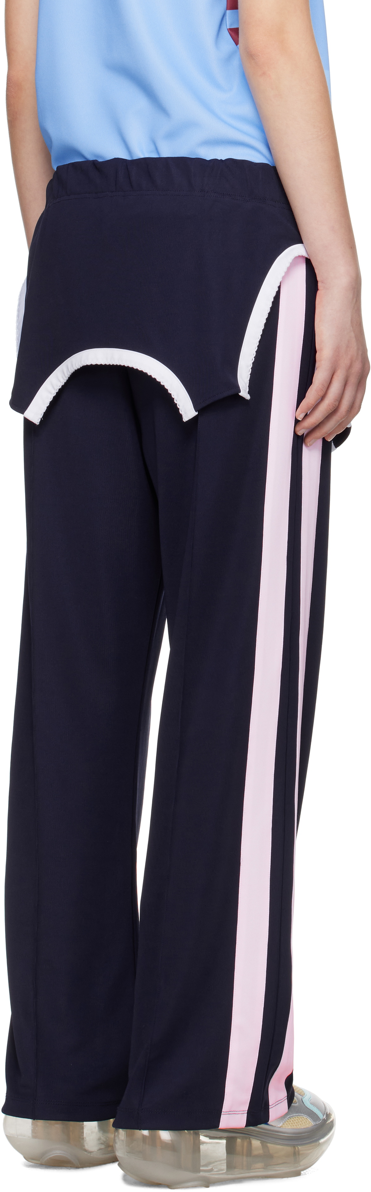 I'm Sorry by Petra Collins SSENSE Exclusive Navy JennyFax Edition Layered Track Pants