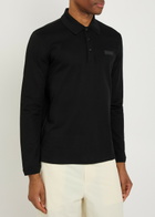Givenchy Logo-appliquéd Piqué Cotton Polo Shirt Black