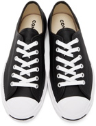 Converse Black Leather Jack Purcell OX Sneakers