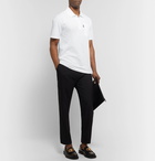 Versace - Cotton-Piqué Polo Shirt - White