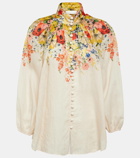 Zimmermann Alight Billow ramie blouse