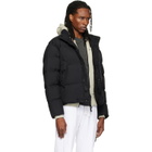 Stone Island Black 4100109 Crinkle Reps NY Down Jacket