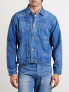 Human Made - Embroidered Denim Jacket - Blue