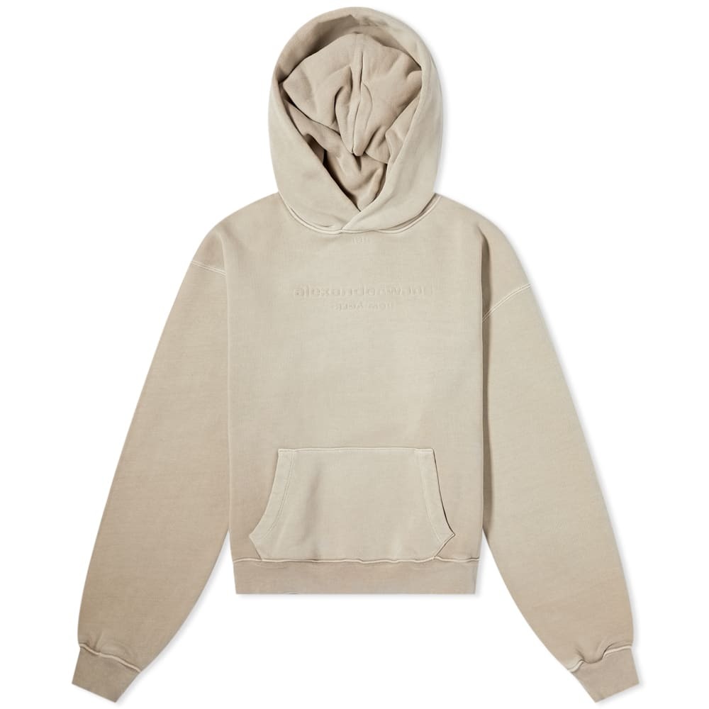 T By Alexander Wang Appliquéd Glittered Cotton-blend Jersey Hoodie