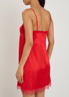 Simone PÉRÈLE Satin Secrets Lace-trim Satin Mini Night Dress Pink