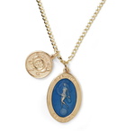 Miansai - Fortuna 14-Karat Gold and Enamel Necklace - Gold