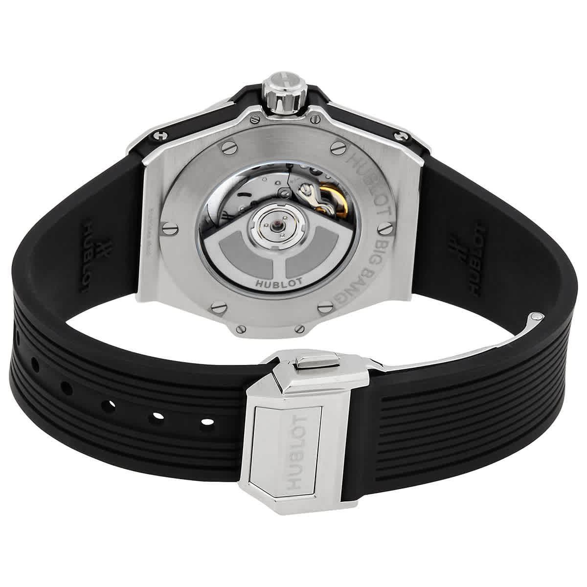 Hublot Big Bang One Click Steel Automatic Diamond Black Dial Ladies Watch 485.SX.1170.RX.1604
