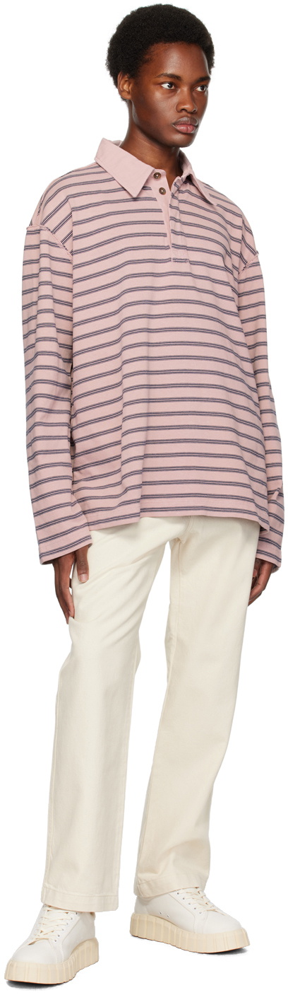 HOPE Pink & Navy Lamp Polo