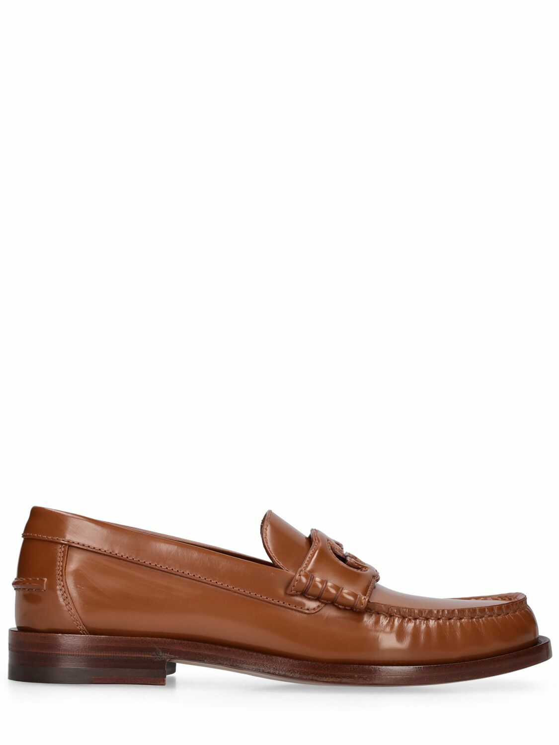 GUCCI - 15mm Gucci Cut Leather Loafers Gucci