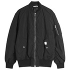 Uniform Experiment Men's Crystal Nylon Flight Jacket in Black