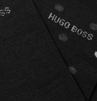 Hugo Boss - Two-Pack Stretch Merino Wool-Blend Socks - Black