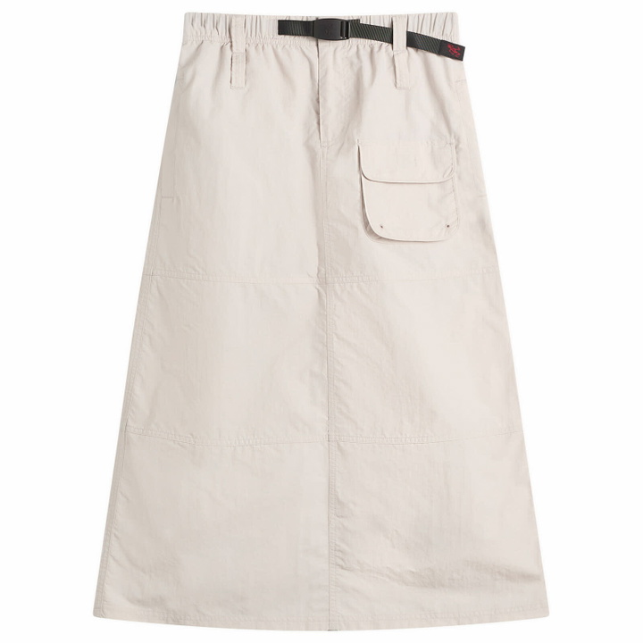Photo: Gramicci Women's Nylon Utility Skirt in Ecru