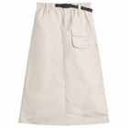 Gramicci Women's Nylon Utility Skirt in Ecru