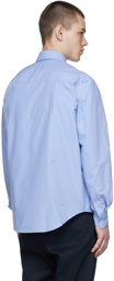 MSGM Blue Cotton Shirt