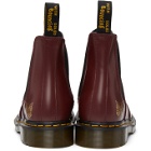 Needles Burgundy Dr. Martens Edition 2976 Snaffle Chelsea Boots