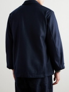 Monitaly - Wool-Blend Suit Jacket - Blue