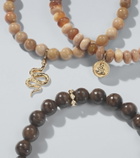 Sydney Evan 14kt gold set of 3 bracelets with diamonds and gemstones