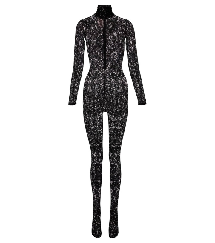 Photo: Valentino Rebrodé lace jumpsuit