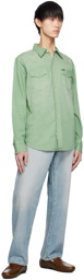 Polo Ralph Lauren Green Press-Stud Shirt