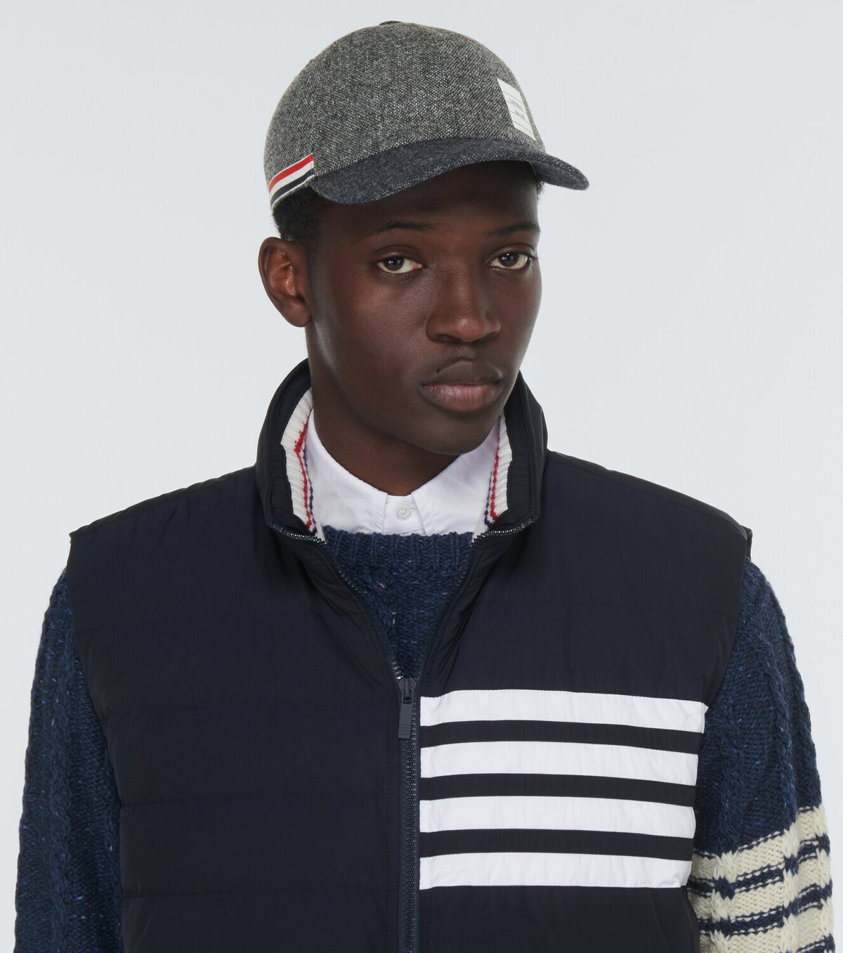 Thom Browne Wool baseball cap Thom Browne