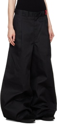 FUMITO GANRYU Black Dickies Edition Reverse Baggy Trousers