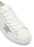 Golden Goose Pure Star Swarovski-embellished Leather Sneakers White
