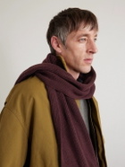 William Lockie - Ribbed Cashmere Scarf