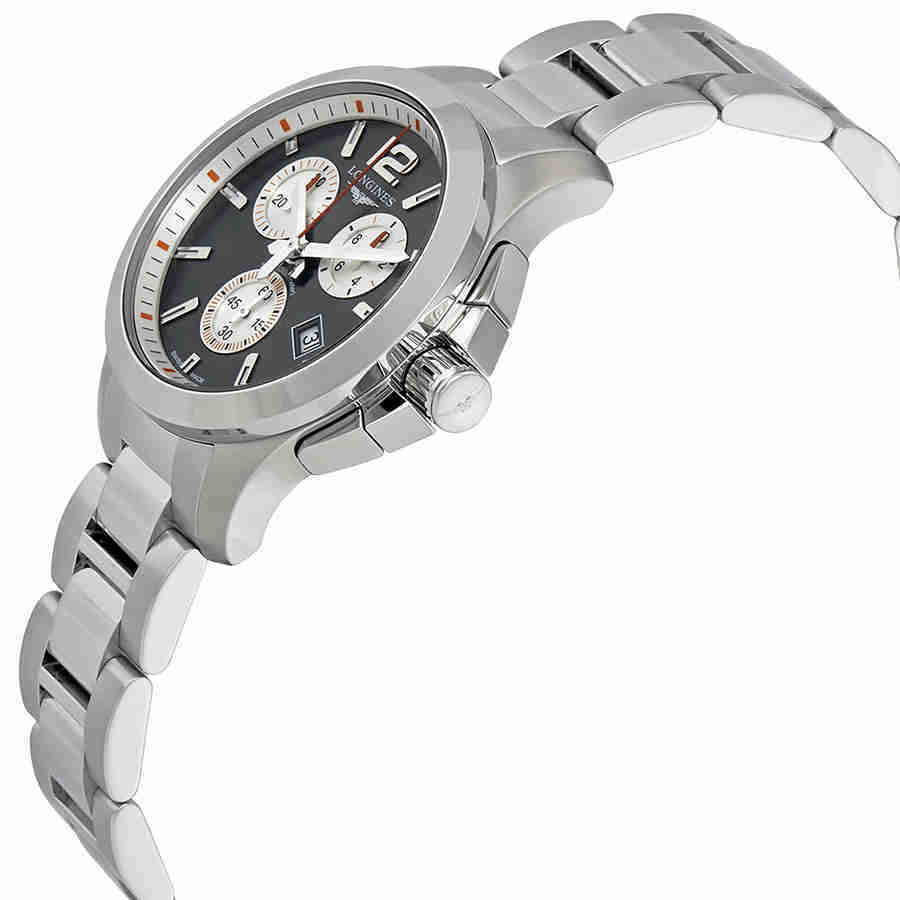 Longines Conquest Quartz Black Dial Mens Watch L33794796
