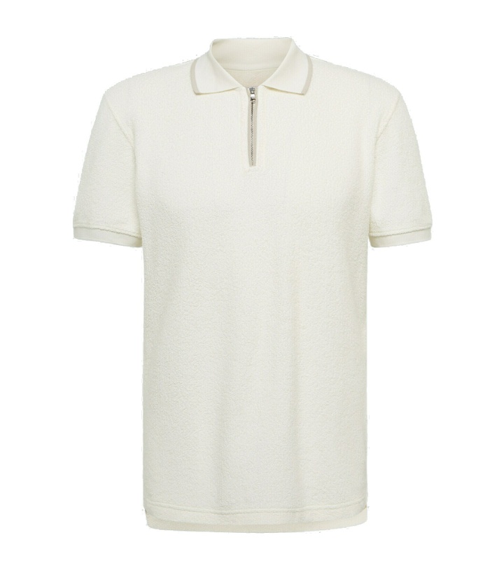 Photo: Orlebar Brown - Jarrett zipped cotton polo shirt