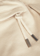 Jacquemus Le Jogging Logo Cotton Sweatpants Beige