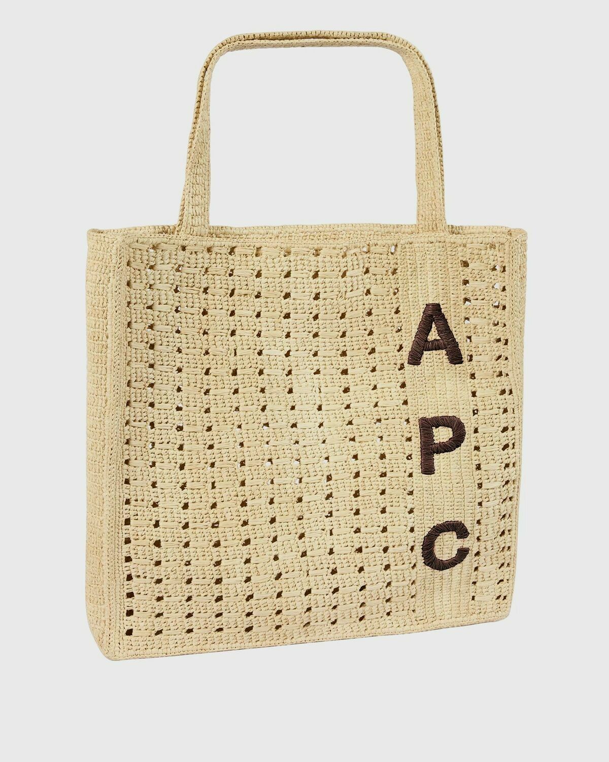 A.P.C. JUNE TOTE BAG Brown Mens Tote & Shopping Bag