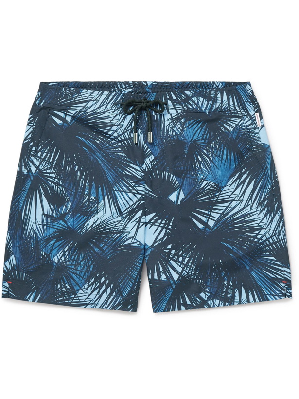 Photo: Orlebar Brown - Standard Mid-Length Printed Swim Shorts - Blue