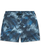 Orlebar Brown - Standard Mid-Length Printed Swim Shorts - Blue