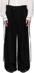 Ann Demeulemeester Black Finn High-Comfort Trousers