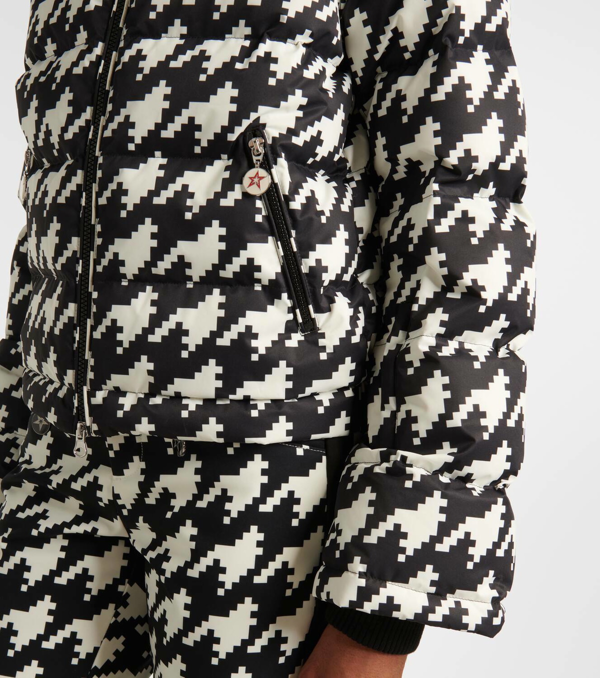 Perfect Moment Polar Flare houndstooth ski jacket Perfect Moment
