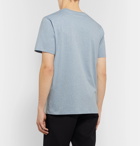 A.P.C. - Felix Mélange Organic Cotton-Jersey T-Shirt - Blue