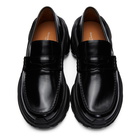 Maison Margiela Black Cross Loafers