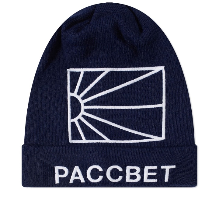 Photo: PACCBET Men's Logo Beanie in Navy