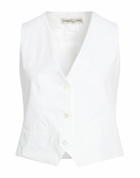 Modes Womens Tailored Vest in White