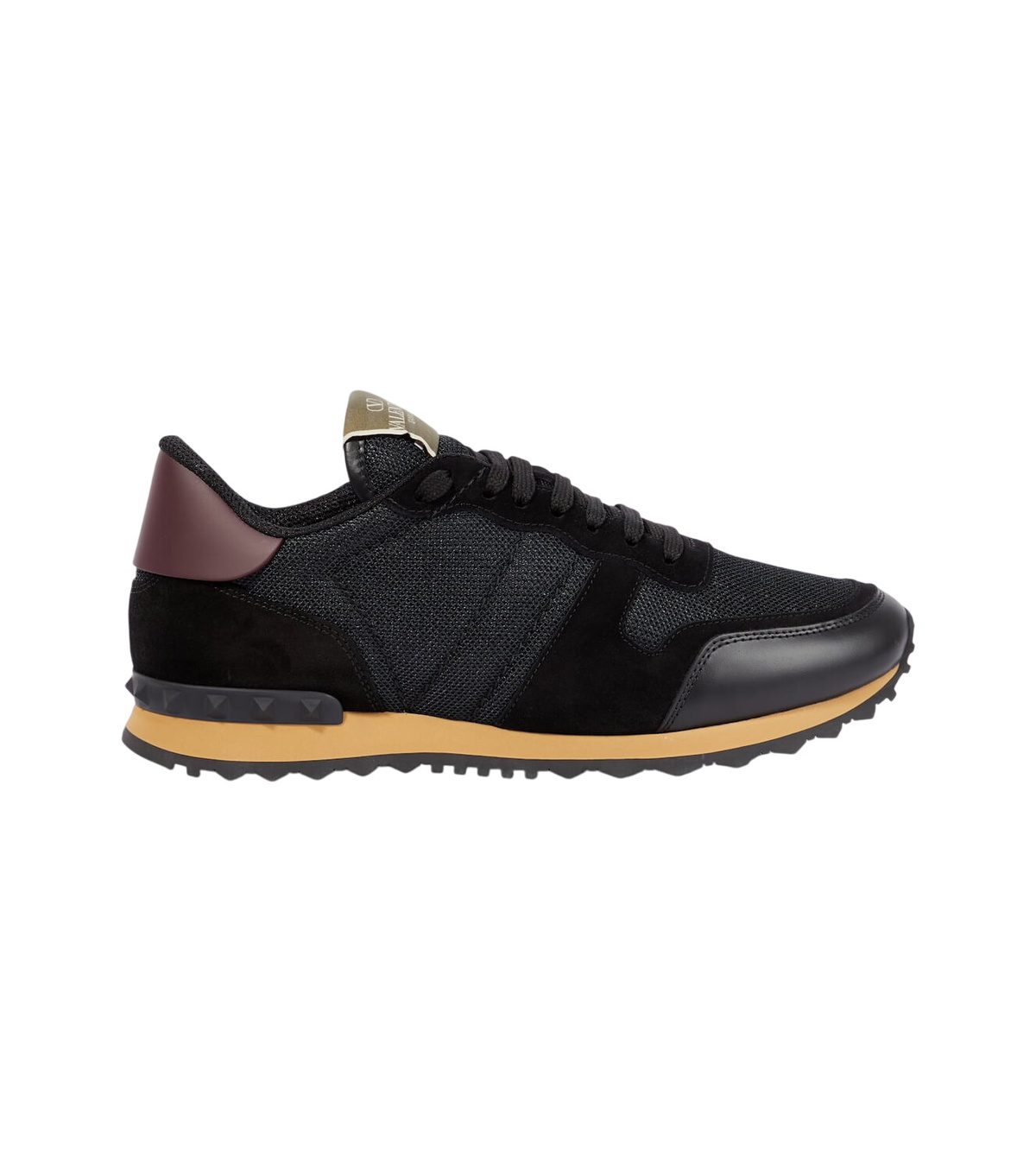 Valentino Garavani Brown & Black Totaloop Sneakers Valentino Valentino Garavani Brown & Black Totaloop Sneakers Valentino