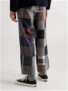 Beams Plus - Straight-Leg Patchwork Wool-Blend Trousers - Multi