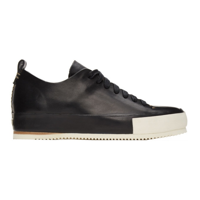 Photo: Feit Black Hand Sewn Low Sneakers